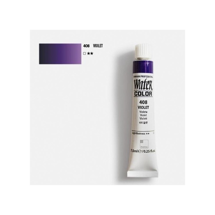 Краска акварельная ShinHan "Water Color Pro" 408 фиолетовый /12мл