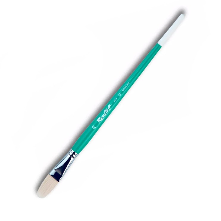 Кисть имитация щетины овальная «1839» №20 на длинной ручке