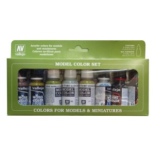 Набор Vallejo Model Color "Building Set" 70.137, 8 красок по 18 мл