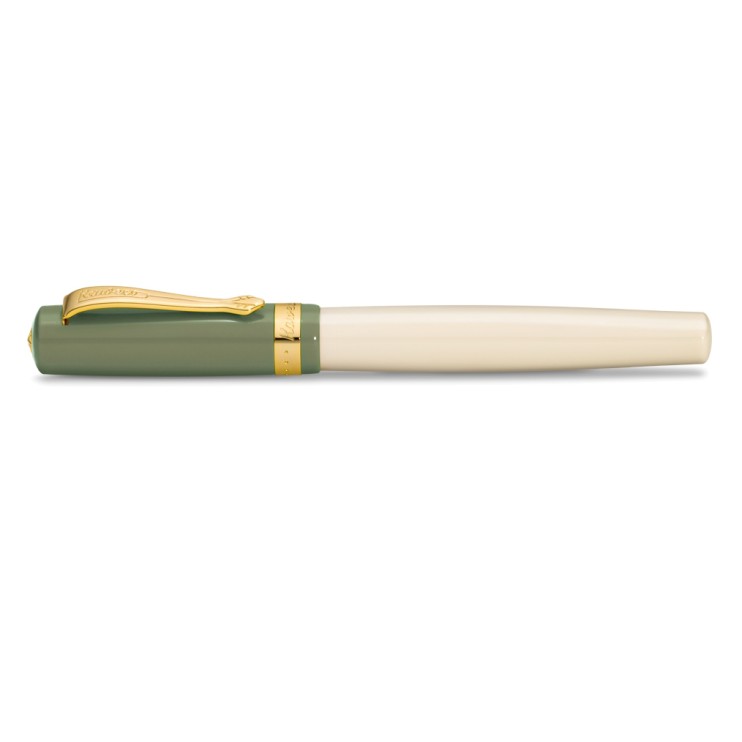Ручка перьевая Kaweco "Student 60's Swing" F (0,7мм), Green/White (10002018)