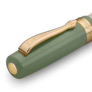 Ручка перьевая Kaweco "Student 60's Swing" F (0,7мм), Green/White (10002018)