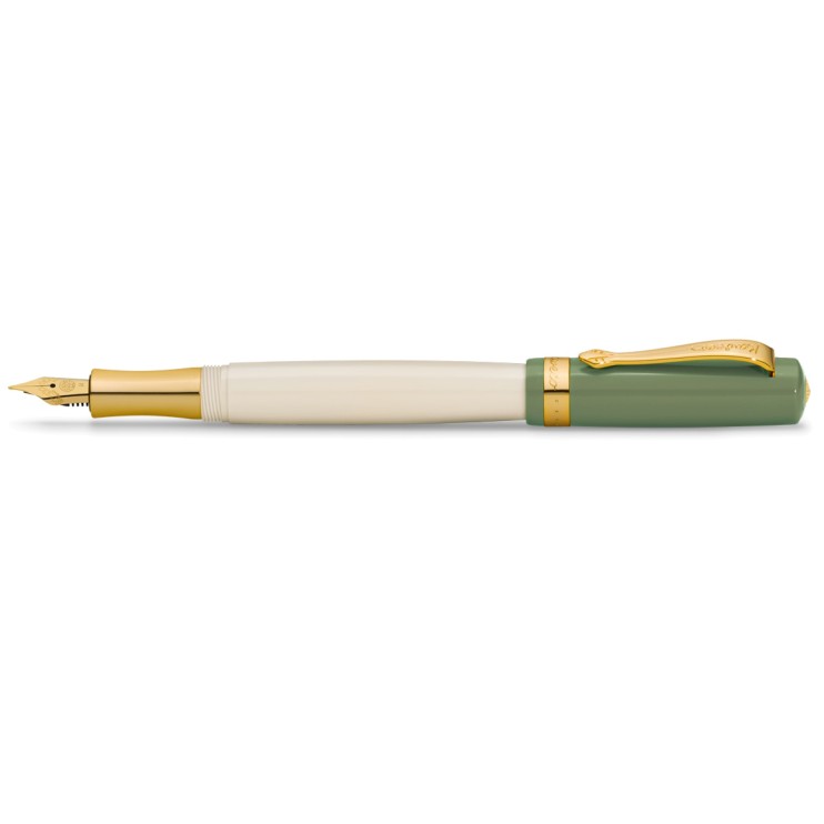 Ручка перьевая Kaweco "Student 60's Swing" F (0,7мм), Green/White (10002018)