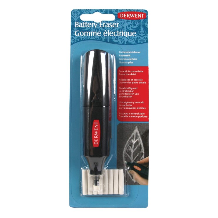 Ластик электрический "Derwent" 8 сменных насадок в блистере (2301931)