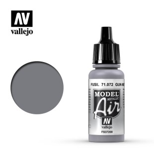 Краска для аэрографии "Model Air" цвет 71.072 (Gunmetal Metallic)