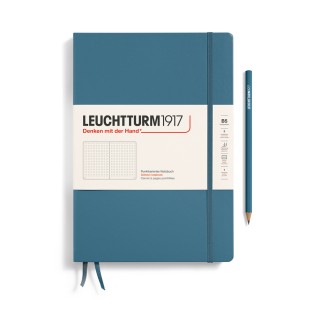 Блокнот в точку Leuchtturm1917 "Composition" B5, 109л, 80гр/м², твердая обложка,Синий камень
