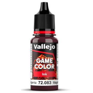 Полупрозрачная краска для моделизма Vallejo "Game INK" 72.083 (Magenta), 18мл