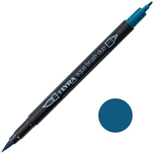 Аква маркер Lyra Aqua Brush Duo двухсторонний, №060 Бирюзово-зеленый