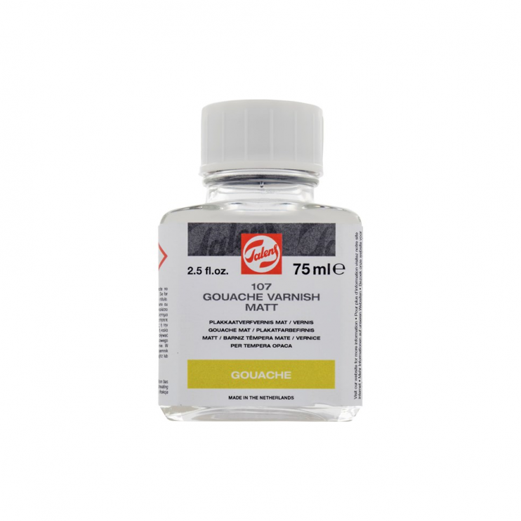 Лак покрывной для гуаши "Talens" 107 матовый /75мл