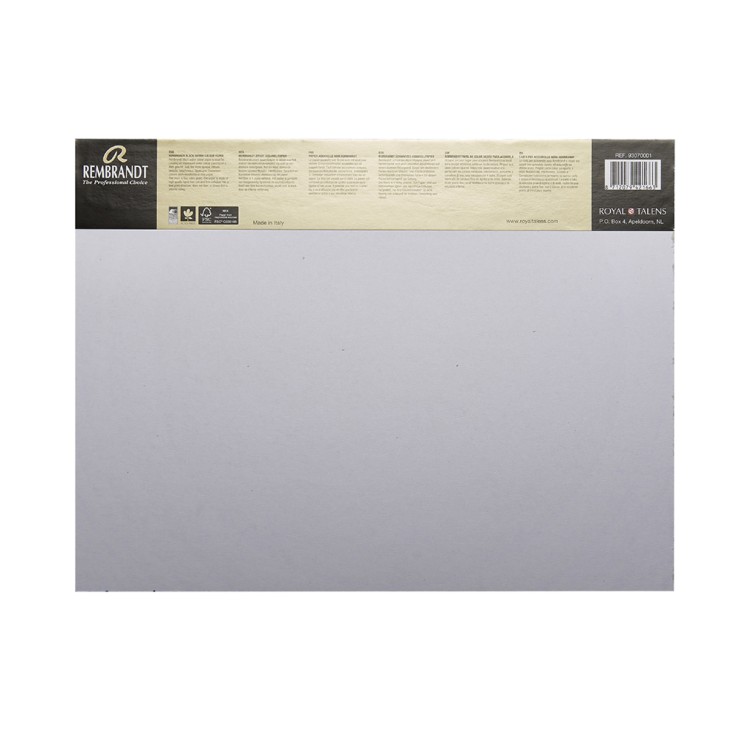 Склейка для акварели Royal Talens "Rembrandt" черная, 30х40см,10л, 360гр/м², 100% целлюлоза (93070001)