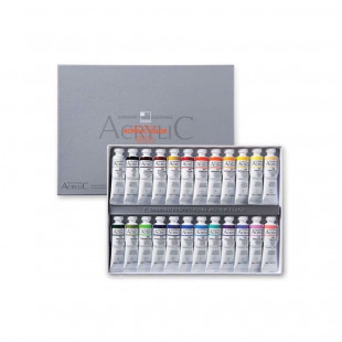 Набор акриловых красок ShinHan "Acrilic color pro" 24 туб по 20мл