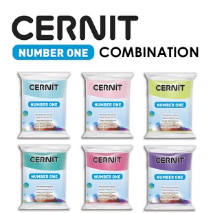 Набор полимерного моделина Cernit "Number One" Combination №11 (211, 475, 601, 676, 481, 900) 