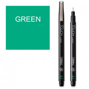 Капиллярная ручка "Touch liner" размер 0.1, green