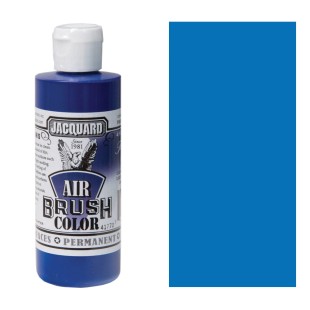 Краска для аэрографии Jacquard "Airbrush Color" 102 Transparent Blue (синий прозрачный), 118мл