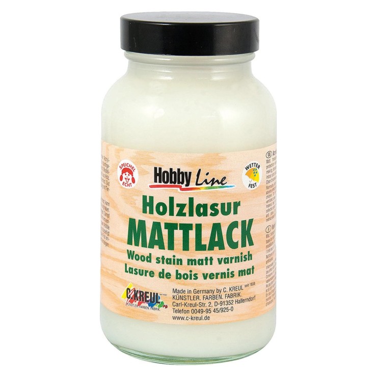 Лак для морилки по дереву Hobby Line "Holzlasur" матовый, 250 мл