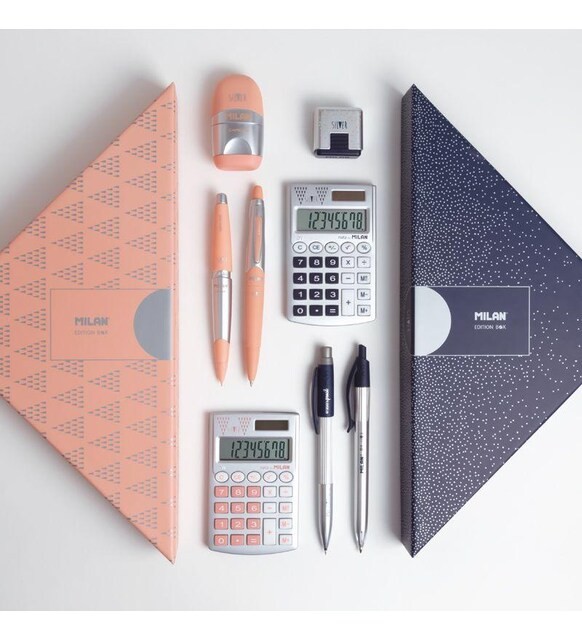 Набор канцелярский Milan "Silver" 4 предмета в подарочной коробке