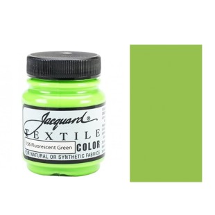 Краска по светлым тканям Jaсquard "Textile Colors" #156 зеленый флуоресцентный (нерастикающаяся), 67 мл