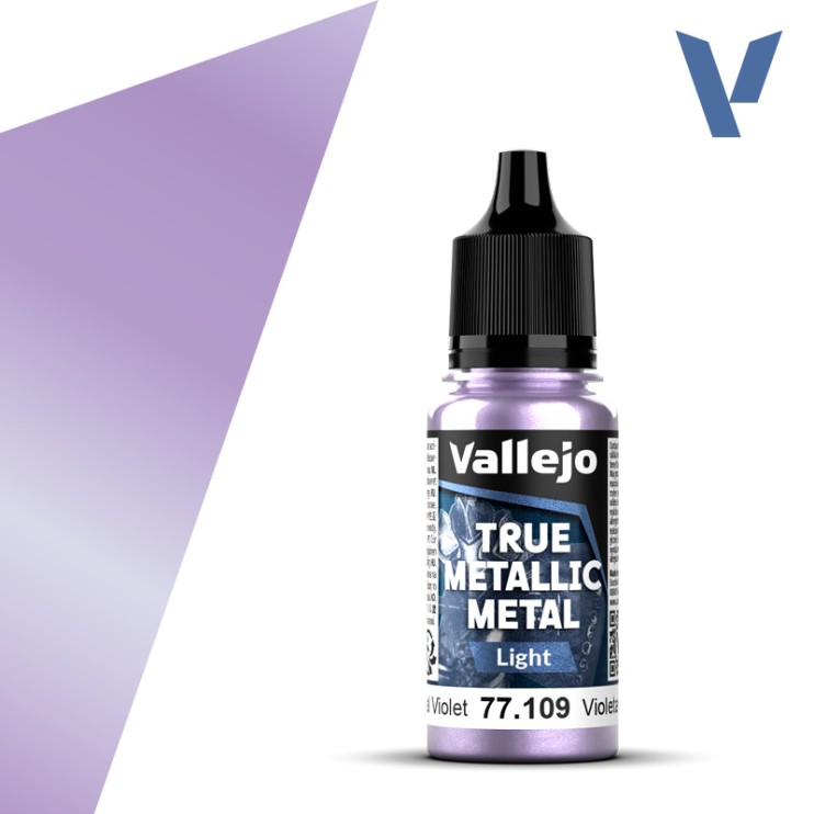 Краска акрил Vallejo "True Metallic Metal" 77.109 Celestial Violet, 18мл (серия Light)
