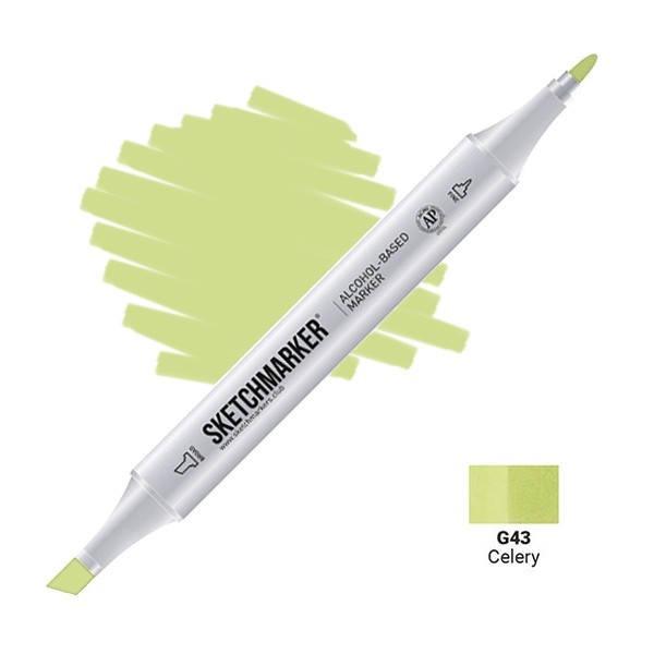 Маркер двусторонний Sketchmarker "Classic" G43 Сельдерей