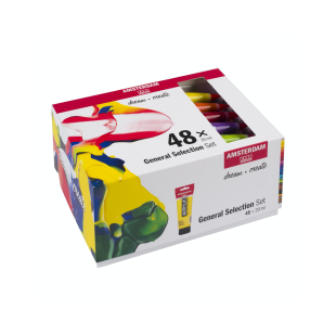 Набор акриловых красок Amsterdam "General selection" 48 туб по 20мл