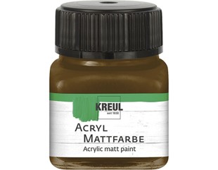 Акрил матовый Kreul "Acryl Mattfarbe" 75209 Dark Brown (темно-коричневый), 20 мл