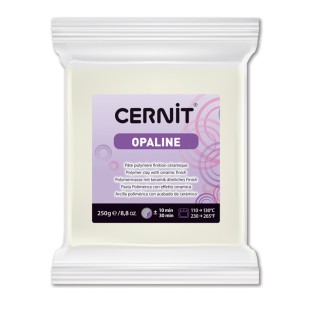 Полимерный моделин Cernit "Opaline" #010 белый, 250 гр.