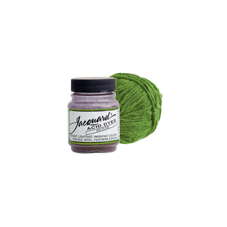 Краситель порошковый Jacquard "Acid Dye" #634 оливковый