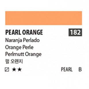 Краска акриловая Shinhan "Essence" №182 Оранжевый перламутровый, туба 50мл