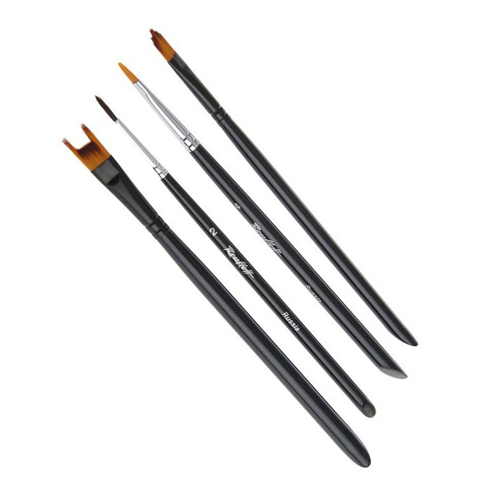 Набор кистей для хобби "Творчество №5" 4 штуки