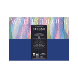 Блок бумаги для акварели Fabriano "Watercolour" 26x36см, 12л, 300 гр/м² (cold pressed)