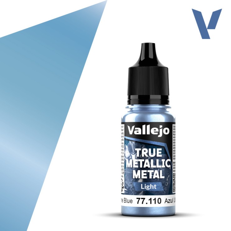 Краска акрил Vallejo "True Metallic Metal" 77.110 Ultramarine Blue, 18мл (серия Light)