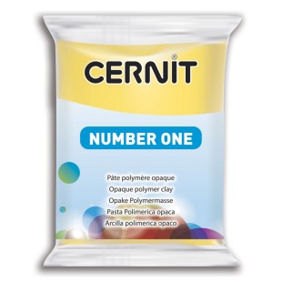 Полимерный моделин Cernit "Number One" #700 желтый, 56гр