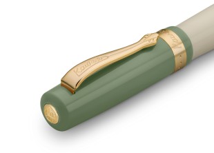 Ручка перьевая Kaweco "Student 60's Swing" BB (1,3мм), Green/White (10002016)