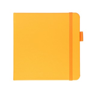 Блокнот для зарисовок Sketchmarker 12x12см, 140г/м2, 80л, твердая обложка Неоновый апельсин