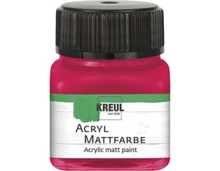 Акрил матовый Kreul "Acryl Mattfarbe" 75215 Carmine (кармин), 20 мл