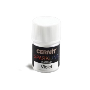 Пудра для полимерных масс Cernit "Sparkling Diamond" Бриллиантовый фиолетовый, 5 гр