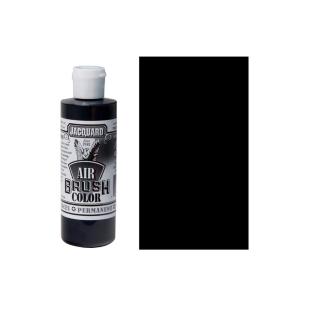 Краска универсальная Jacquard "Airbrush Color" черный покрывной 118мл