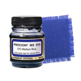 Краситель порошковый Jacquard "Procion MX Dye" 072 Medium Blue (синий средний), 18.71г