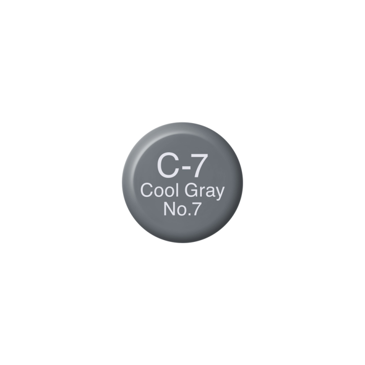Спиртовые чернила Copic "INK" C7 Cool Grey #7 (12мл)
