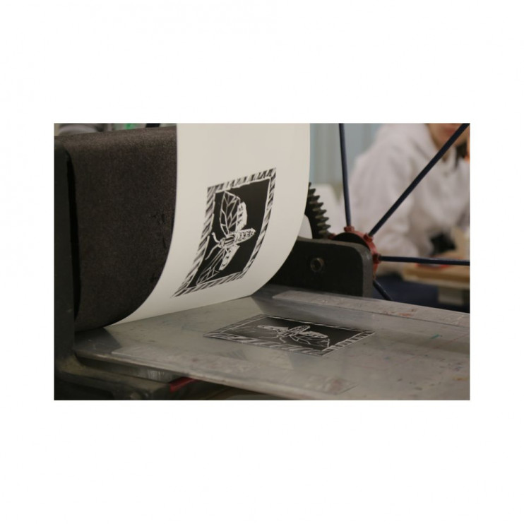 Офортный станок "RGM" с ручным управлением/ 35х50 см