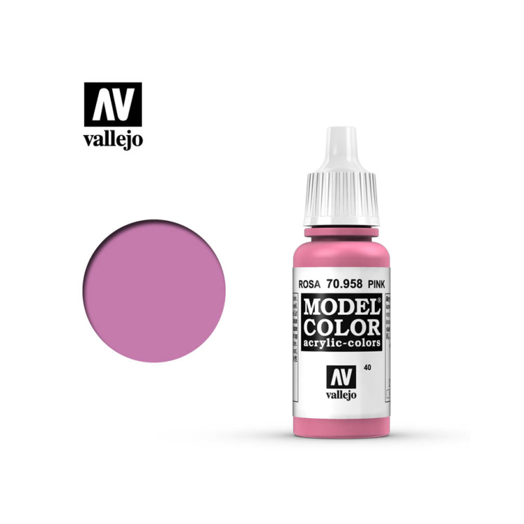 Краска для моделизма Vallejo "Model Color" 70.958 Pink