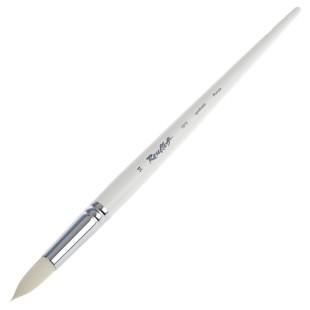 Синтетика круглая белая Roubloff "1В12" №14, длинная ручка