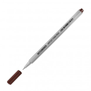 Ручка капиллярная Sketchmarker "Artist fine pen" Dark Brown (Темный коричневый)