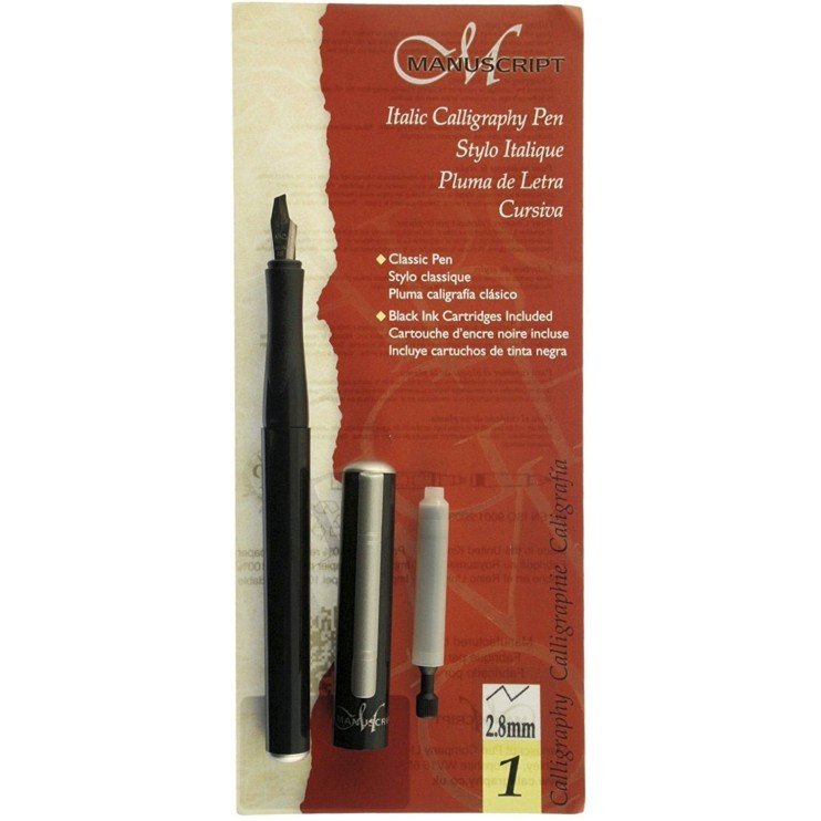Ручка перьевая Manuscript "Italic" 4B + конвертер