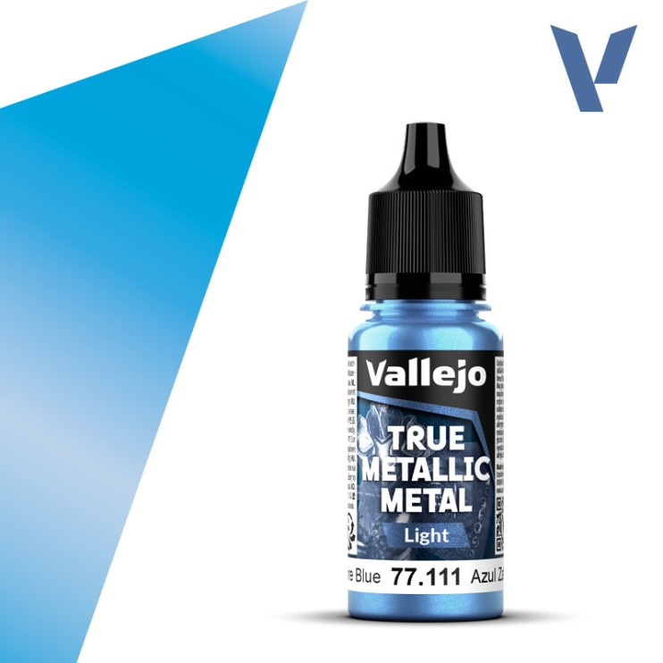 Краска акрил Vallejo "True Metallic Metal" 77.111 Sapphire Blue, 18мл (серия Light)