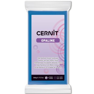 Полимерный моделин Cernit "Opaline" #261 синий основной, 500 гр.