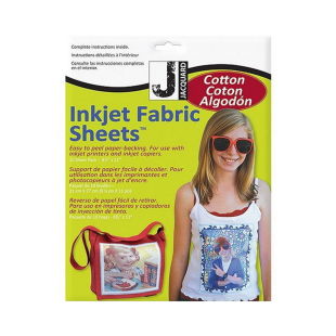 Ткань на бумажной подложке для печати Jacquard "inkjet Fabric Sheets"  100% хлопок/ 10листов