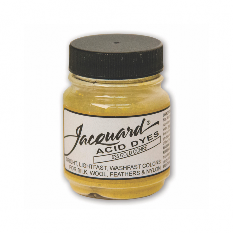 Краситель порошковый Jacquard "Acid Dye" #636 охра золотистая
