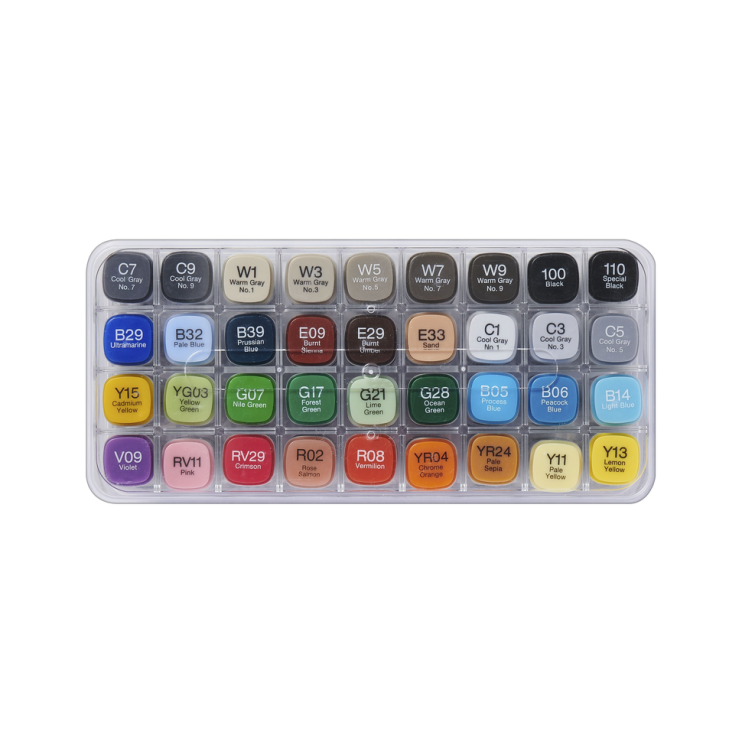 Набор Copic Classic "Basic colour" 36 маркеров