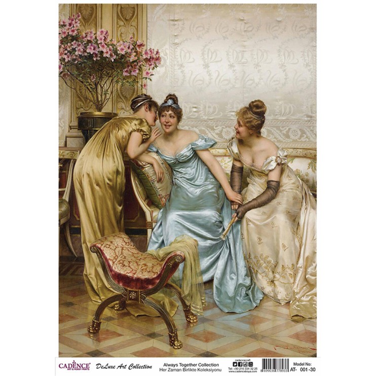 Рисовая карта 30х42см, AT001