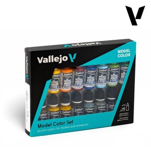 Набор Vallejo Model Color "Naval - Steam Era" 70.146, 16 красок по 18 мл